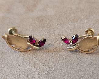 Vintage Screw Back Earrings 1/20 14k