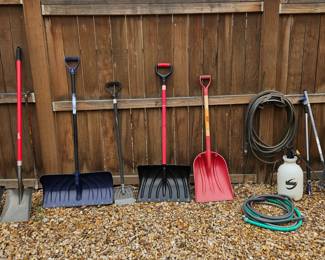 Yard/Snow Tools, Hoses, and Weed Sprayer