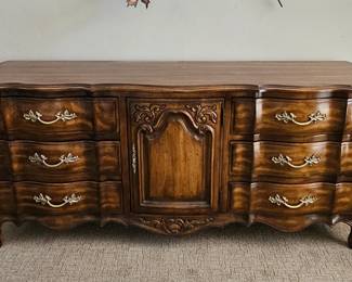 Vintage Fruitwood Dress w/ Mirror (not pictured)