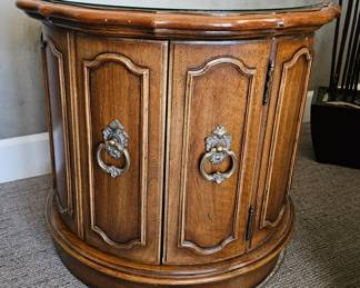 Side Table w/ Removable Glass top