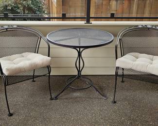 All Metal Bistro Table & Chairs