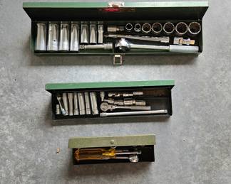 S-K Wayne Tools in Metal Cases