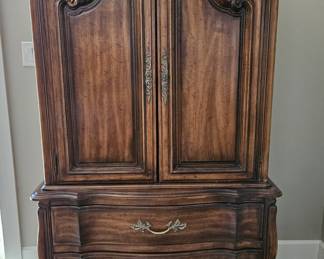 Vintage Fruitwood Armoire  