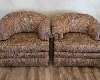 Two Swivel Chairs