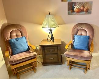 Super comfy glider chairs 