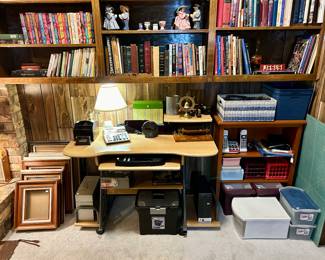 Lots of office supplies & storage 