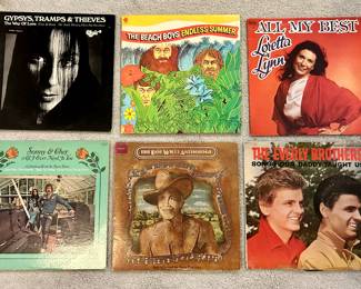 Just a sample of some of the vintage records 
