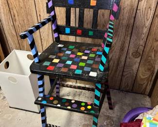 Handpainted Booster Chair