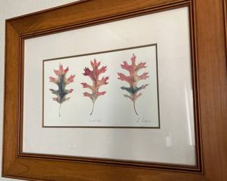 Set of 3 B. Papais Signed Prints Framed and Matted