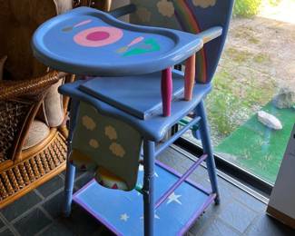 Hand painted High Chair