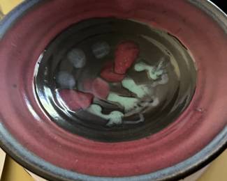 Midnight Tulip Platter - Lasser Ceramics