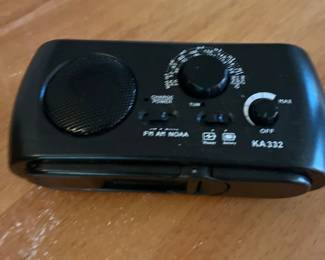 Kaito KA332W Portable Hand Crank Solar AM/FM NOAA Weather Radio