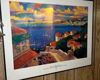 Sun & Sea - Max Hayslette - Lithograph