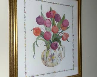 Watercolor Tulips