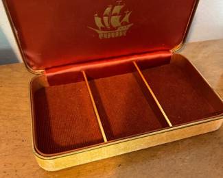 Farrington Mens vintage Jewelry Trinket Box 