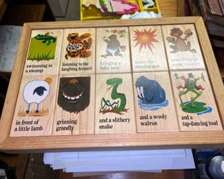 Tell a Story 20 Wood Block Set 2 sided 