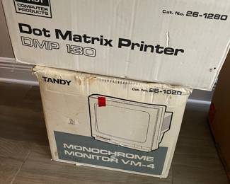 1 /  of two vintage computers 