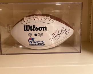 SIGNED TEDDY BRUSCHI BALL