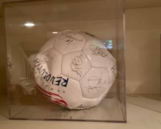 REVOLUTION TEAM SIGNED BALL