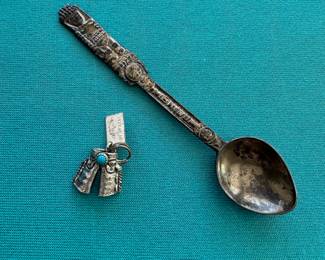 Sterling Silver charm and spoon