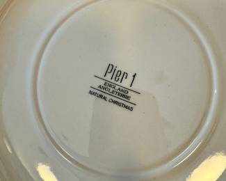 Pier 1 Christmas Plates