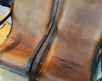 Leather Lounge chairs