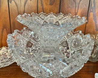 Punch bowl with stand