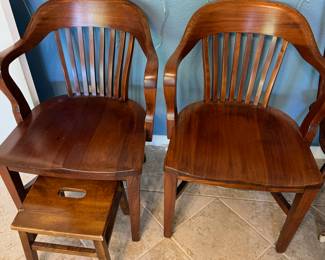 Wooden chairs