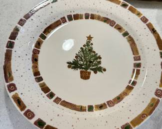Pier 1 Christmas Plates