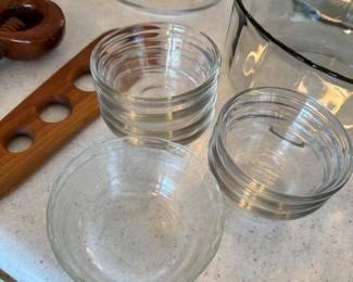Small glass bowls