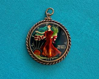 1942 coin pendant