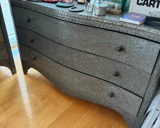 Jenny Hammered Zinc Dresser
