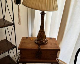 Side table and lamp