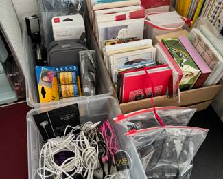 Small electronics, office supplies