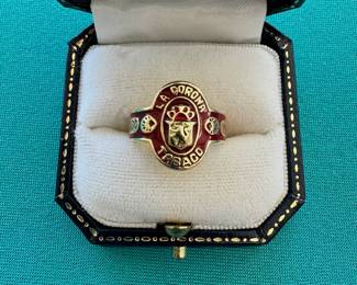 14k Gold La Corona Tabaco ring