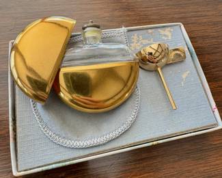 Mary Dunhill perfume bottle and funnel