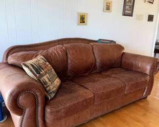 Leather sofa (needs repair)