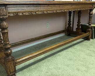 Jacobean style librarian table