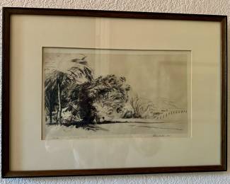 Arthur Miller lithograph