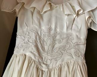antique prom gown