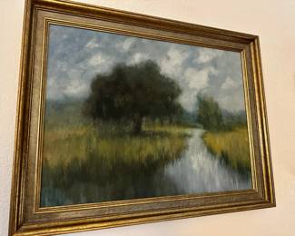 Bijou scene, oil painting by Drysdale