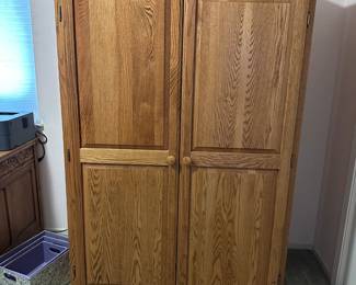 full-size solid armoire
