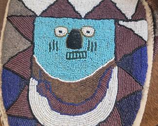 Native American Beaded Medicine Bag