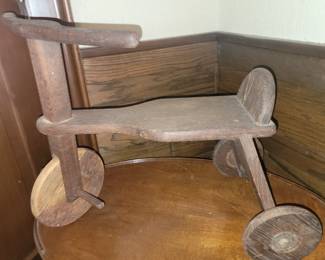 Vintage Wooden Tricycle 