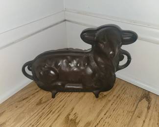 Cast Iron Lamb Mold 