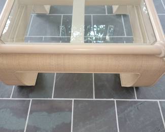 Chinoiserie Woven Coffee Table 