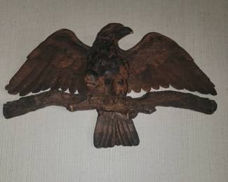 Folk Art Carving of Eagle