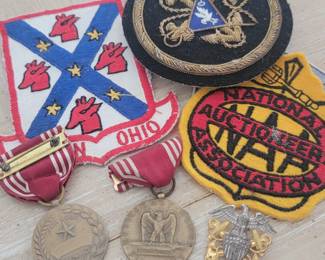 Vintage Patches and Military Medals