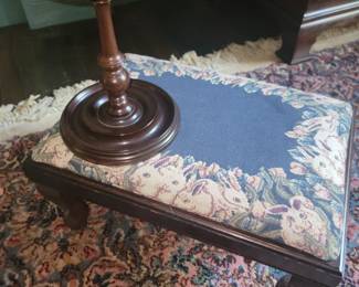 Ottoman and Cheese Stand