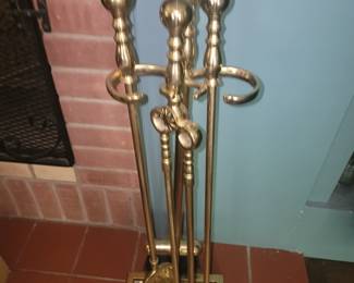 Brass Fireplace Tools